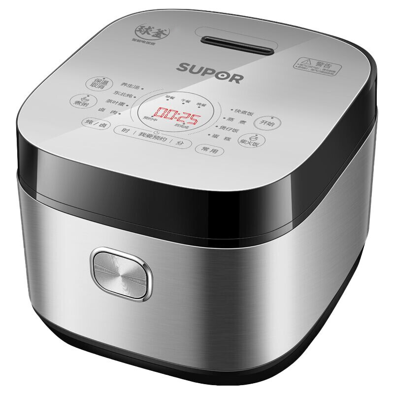 Olla arrocera inteligente Supor 5L — recubrimiento de diamante azul, función de reserva, cocción uniforme tipo leña, modelo SF50FC973