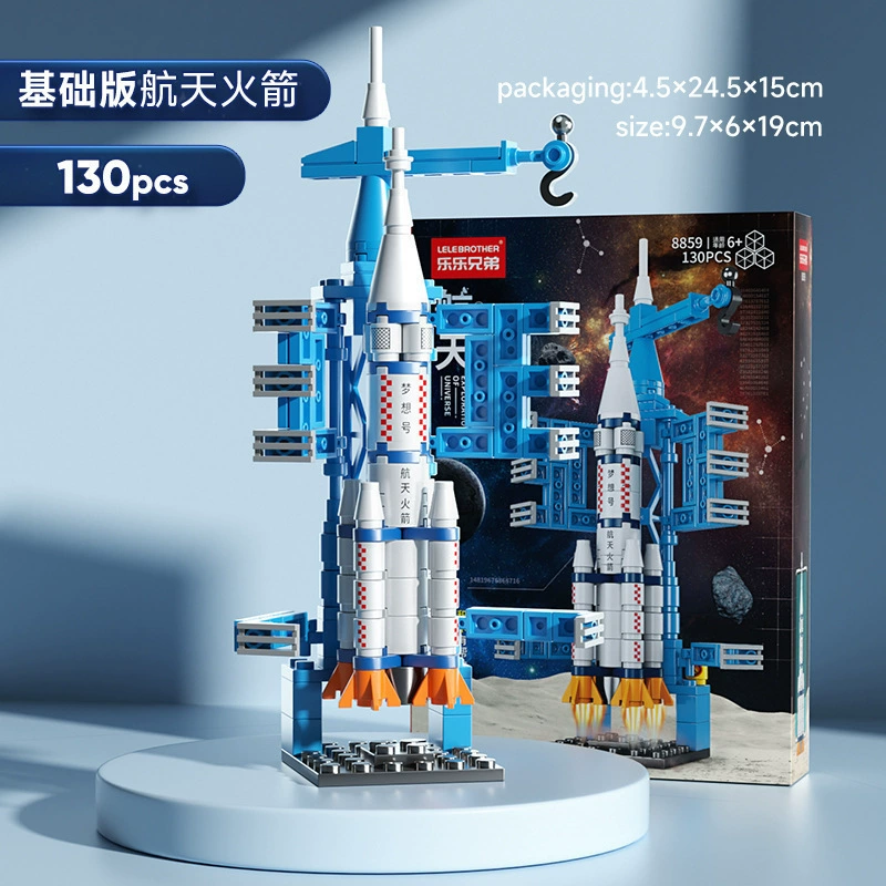 Chinese aerospace constructor, airplane, rocket for boys, toy