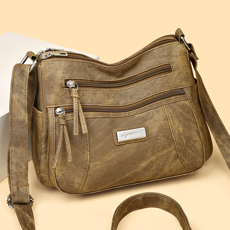 Women's Versatile Soft Leather Shoulder Bag For Elderly Ladies_voghion.com