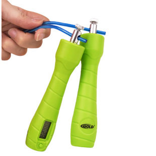 GOLDT435 electronic counting intelligent wire rope skipping test training students sports fitness adjustable rope skipping TS