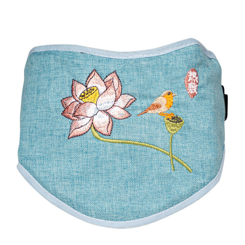 Electric heating neck protection hot compress smokeless moxibustion cervical vertebra moxa fumigation moxa velvet shoulder and neck gemstone inkjet heating USB