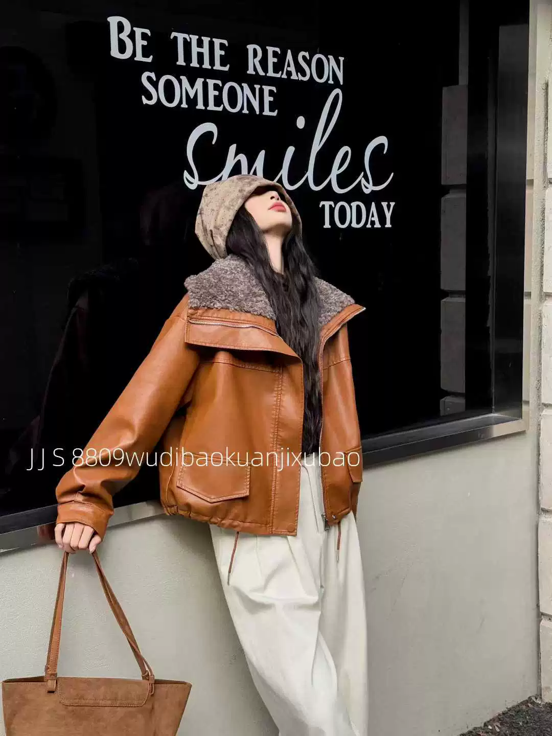 Fleece short winter small jacket, for teenagers