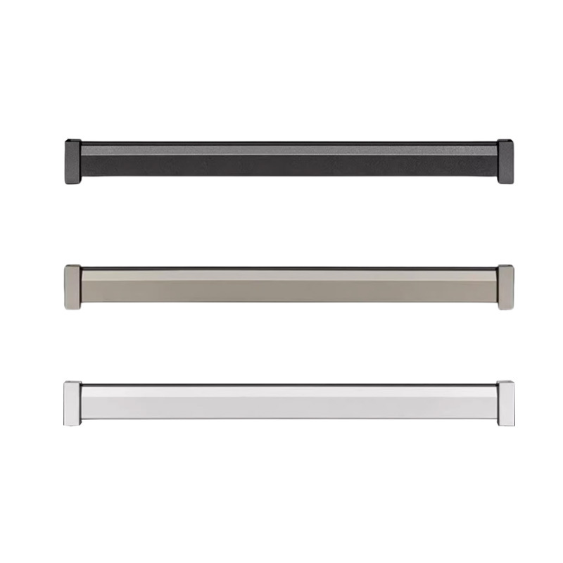 armario grueso varilla de colgante de ropa aleación de aluminio varilla de paso de ropa armario barra transversal fijación interior brida antideslizante varilla de ropa silenciosa