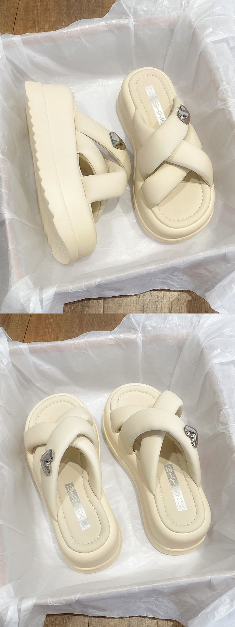 Pantofole da donna da donna per esterni in gomma imbottite_voghion.com