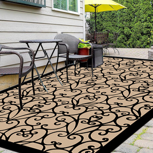 French Garden Camping Carpet Picnic Mat Waterproof Moisture-proof Outdoor Picnic Blanket Grass Mat Tent Camping Mat