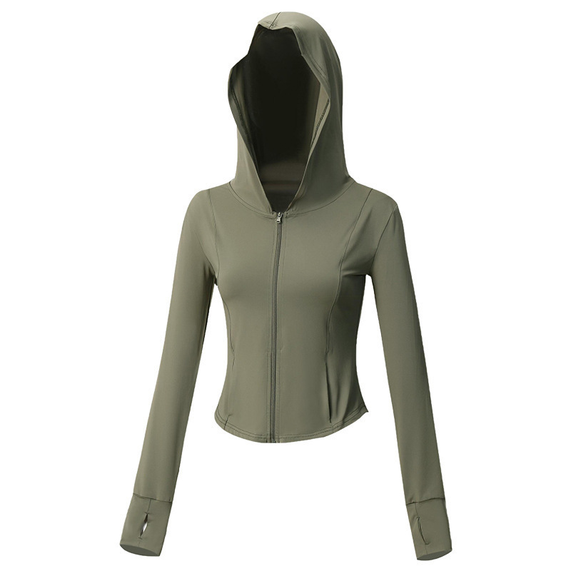 女性のための屋外日焼け止め服 2025 新しいクラウドオリジナル糸アイスシルククール抗紫外線スリム日焼け止め服ジャケット|undefined