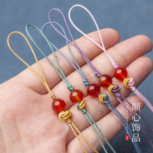 厂家批发车挂手工diy编织吊坠包挂绳翡翠玛瑙挂绳手机绳流苏优惠