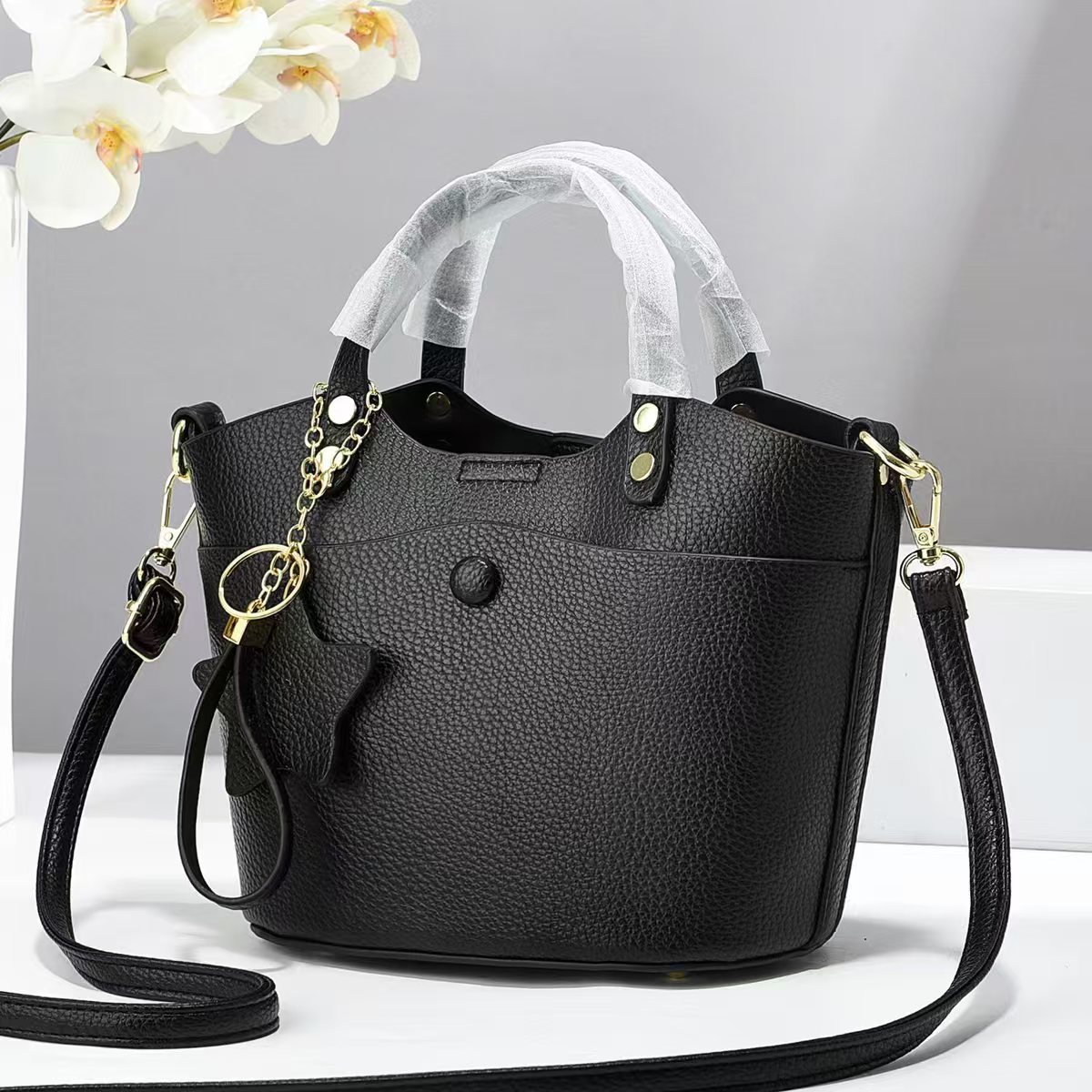 Fabricantes de comercio exterior damas 2025 atmósfera damas mochila de moda bolso de mano nuevo versátil bolso de madre verano hombro único