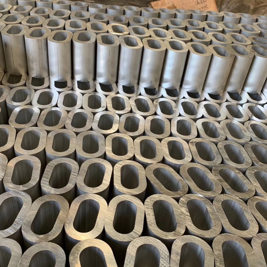 钢丝绳铝套铝夹头椭圆孔铝卡铝扣铝轧头钢丝绳夹头