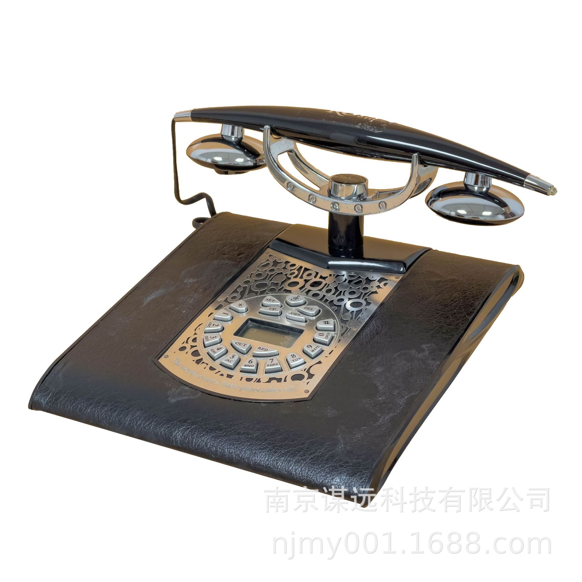 星辰2030仿古电话机 复古现代设计有线固话 办公家用座机