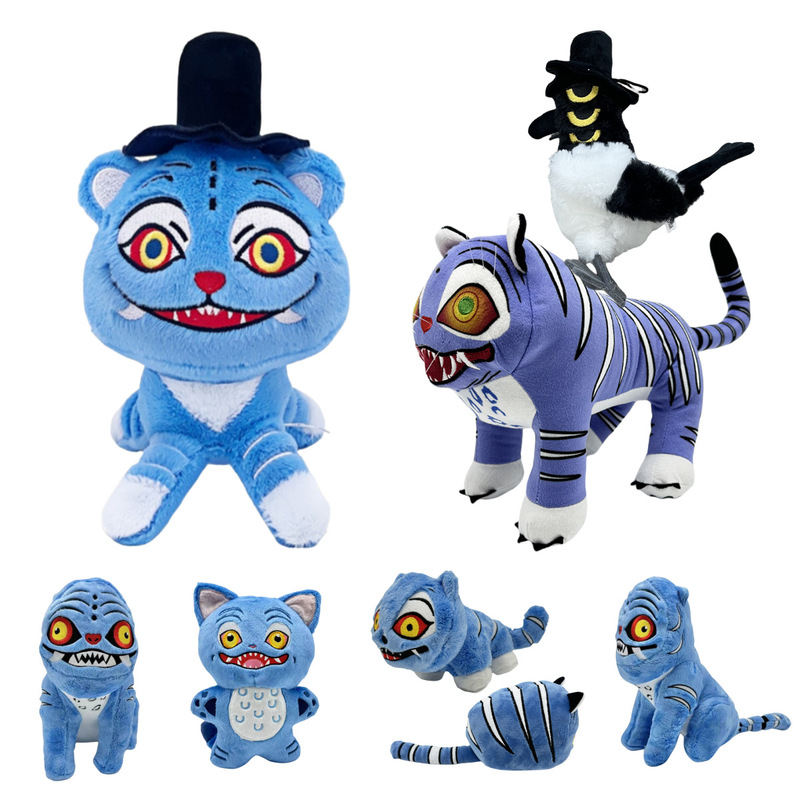 跨境kpop demon hunters plush K-POP猎魔女团公仔老虎毛绒玩偶|undefined