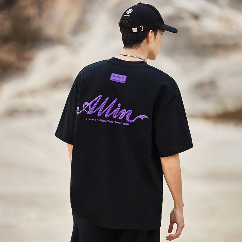 クロスボーダー GURBAKS 夏新作 半袖 Tシャツ メンズ イン トレンド 万能 半袖 アメリカン プリント ルーズ|undefined