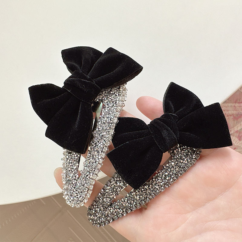 Elegant Sweet Bow Knot Metal Plating Inlay Rhinestones Hair Clip display picture 2