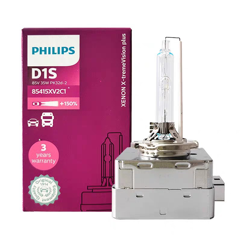 New genuine goods Philips New Extreme Strong Light D1S XV2 4800K Plus +150% Xenon Bulb HID