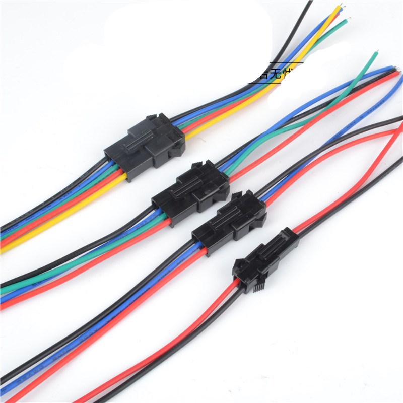 SM pair plug line 2P 3P 4P 5P 2.54MM LED male and female connecting line