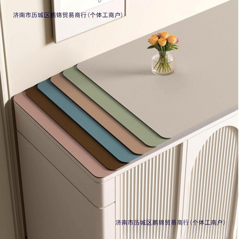 Estera de mesa de color sólido estera de gabinete de zapatos estera de cubierta de cubierta de cubierta de TV a prueba de aceite a prueba de agua a prueba de suciedad