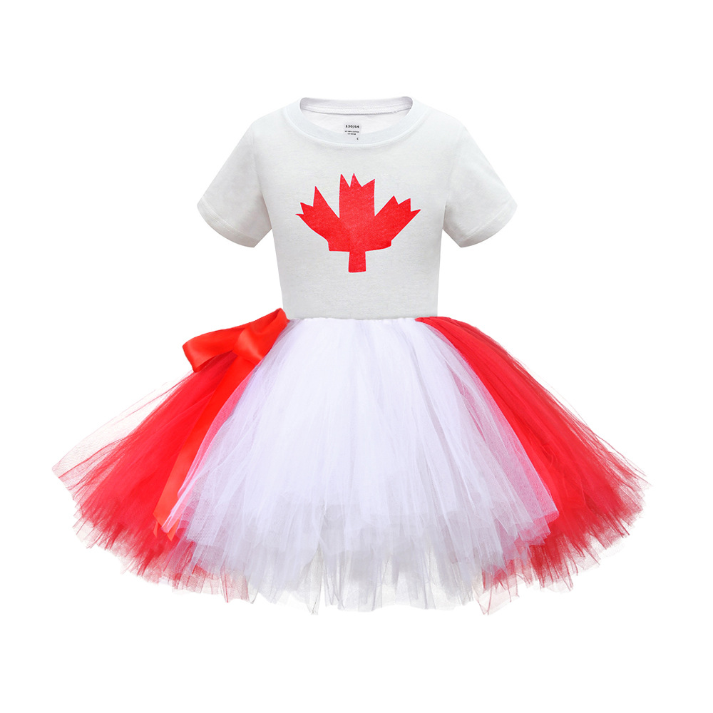 M051 костюм с юбкой в виде кленового листа