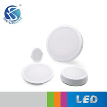 LED明装暗装塑料面板灯圆形方形6W12W15W18W24W商用家用天花灯