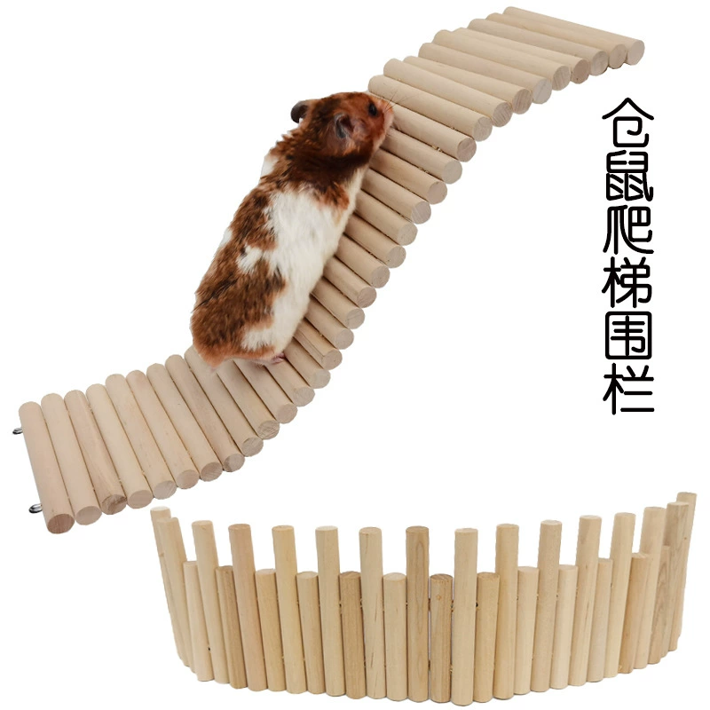 Хомяк лестница Золотой медведь Ежик перегородка Спасательная Лестница деревянный забор ландшафтный дизайн поставки Арка мост забор оптом