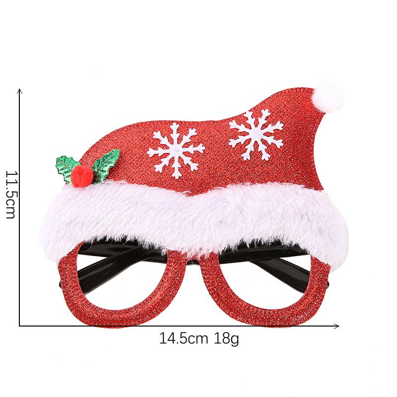 Nueva Navidad diadema gafas marco Halloween Día de San Valentín gafas de Santa Claus gafas Fiesta de Navidad