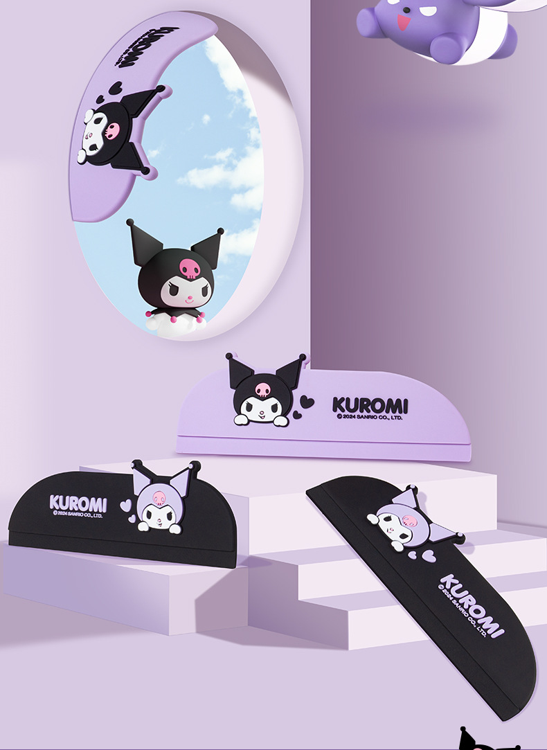 Kuromi Rearview Mirror Rain Eyebrow, Universal Rainproof Visor