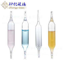 次抛精华液2ML双头小安瓶玻尿酸异形瓶化妆品水剂分装灌装玻璃瓶