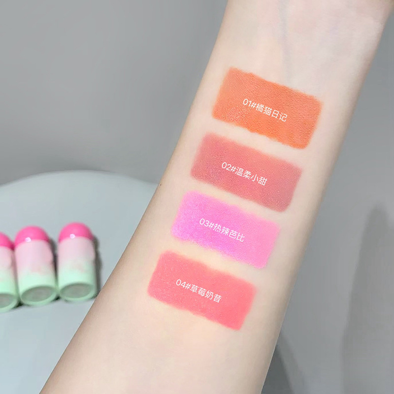 Gege Bear Light Mist Liquide Blush Natural Brilliant Coreano Blush Brillo al por mayor transfronterizo