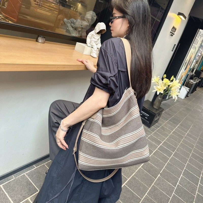 跨境批发休闲时尚大容量帆布女包秋季新款简约复古单肩小众斜挎包|undefined