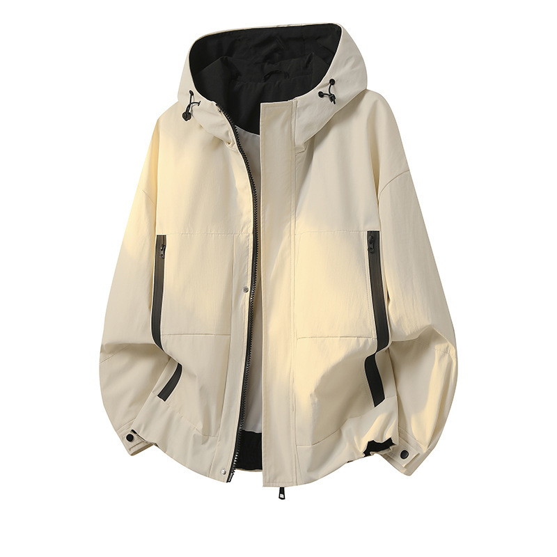 Kj577 Cross-Border Jacket Men's Autum Windbreaker Windproof Training Top Jacket Running Clothing Waterproof Quick-Drying Outdoor Cycling