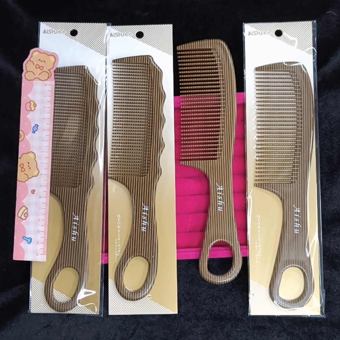 Bonito peine de peinado color macarrón con cojín de aire para masaje, adecuado para uso doméstico y dormitorios estudiantiles, cepillo de pelo de plástico suave con cojín de aire.