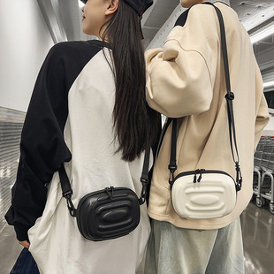 Xiaozhong Trendy Brand Box Bag Instagram Style Design Chest Bag Crossbody Bag Women's Fashionable Commuter Backpack Small Square Bag for Boys