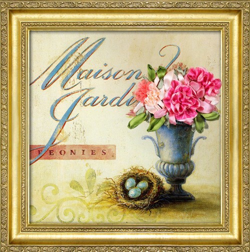 Nueva cinta bordado tridimensional bordado hecho a mano bricolaje colgando pintura sala de estar dormitorio estudio material paquete kit ramo colgante pintura