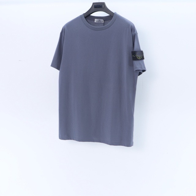 国境を越えた対外貿易潮牌石四通島半袖tシャツ上島標プリントゆるい丸襟カップルシャツ男