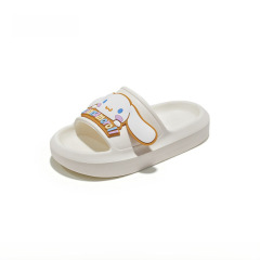 Optimal cartoon cute big ear dog summer women's Sanrio home parent-child soft elastic thick sole slippers for batch