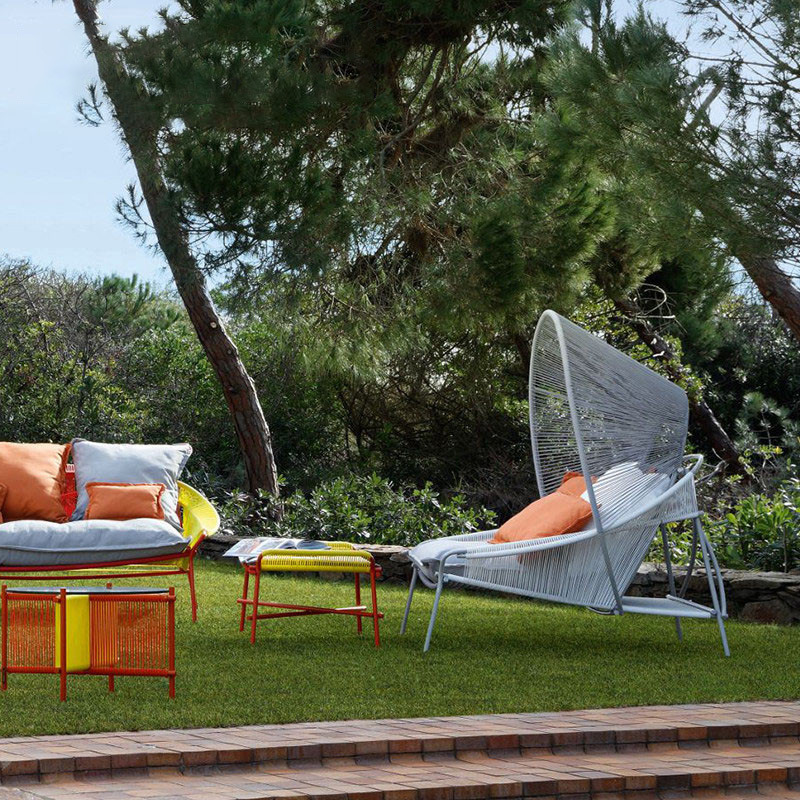 Outdoor Leisure Woven Design Sofa Garden Woven Simple Villa Creative Furniture Combination Sofa Courtyard Terrace