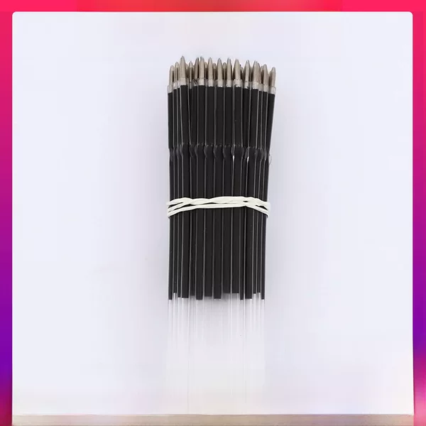 AliExpress 0.7mm bullet ball pen refill 107 long blue red black refill push replacement core in stock wholesale