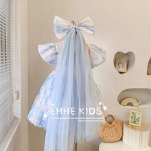 女童连衣裙夏季新款珍珠女宝宝洋气公主裙韩版儿童礼服裙子6Y115