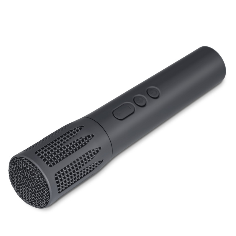 Wireless Bluetooth Microphone for Mobile Phone Karaoke, Portable Microphone with Integrated Speaker, Home-Use Speaker Sound Card, Live Streaming Device