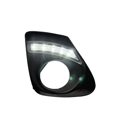 Suitable for 11-13 Toyota Corolla modified daytime running lights dedicated LED daytime running lights flow turn signal (Gündüz işıqları) - silver-bowl-style-monochrome-white-light-daytime-running-lights-one-price