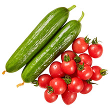 水果黄瓜+圣女果组合装 小番茄山东3斤5斤西红柿荷兰小黄瓜新鲜现