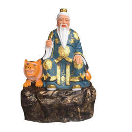 土地爷神像图片土地奶奶图片山神爷雕像彩绘贴金河南佛像厂