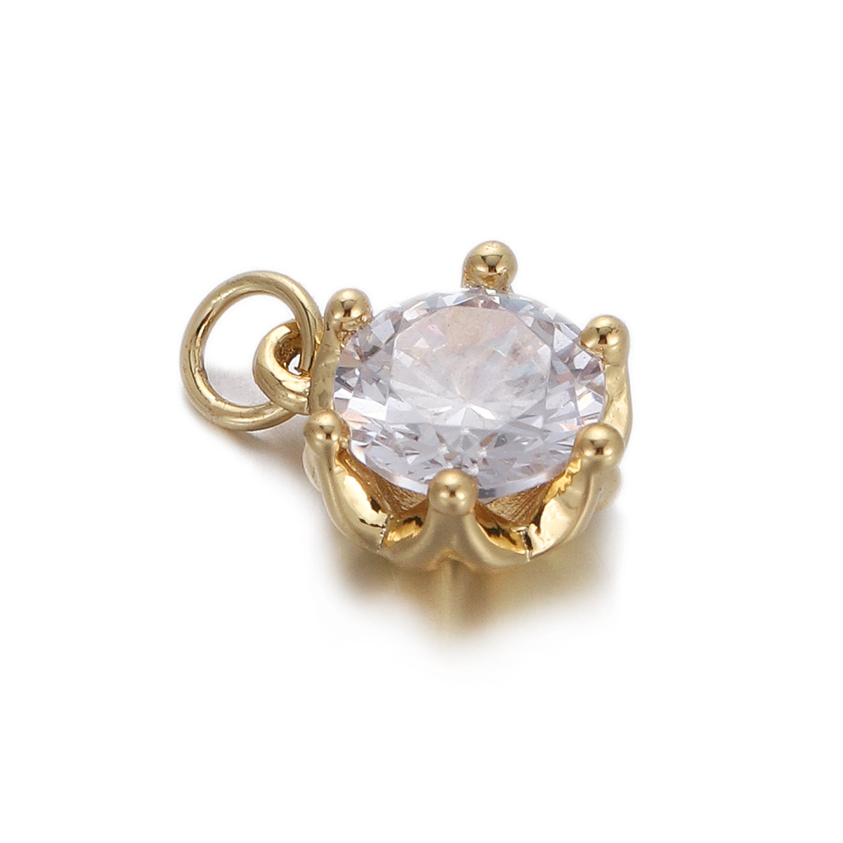 4g Weight Pendant Jewelry Making Type Gold Plated Plating Material Zircon Inlay Material 1 Piece Quantity Holiday Occasion Copper Material Donuts Pattern Women's Gender Enamel Design Simple Style Style 1 Piece Copper Zircon Gold Plated Donuts Pendant 31