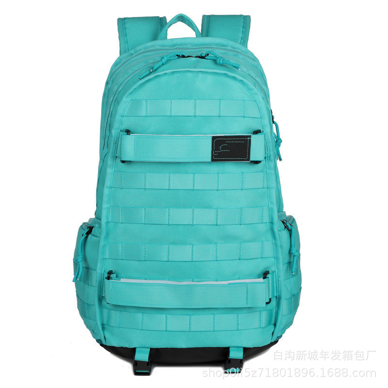 Fashionable Large-Capacity Backpack, College Student Bag, Oxford Cloth Outdoor Travel Backpack, Lightweight Hiking and Mountaineering Bag