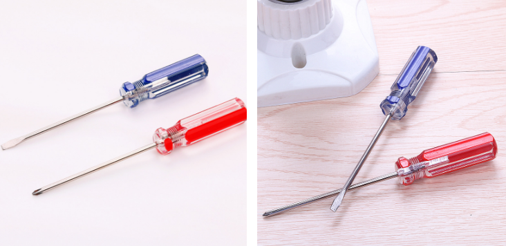 3 * 75mm conductor de tornillo de cristal pequeño conductor pequeño cruzado un conductor de tornillo fino