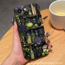 小众创意骷髅头适用苹果16手机壳iphone13/14promax恶搞11/12软15