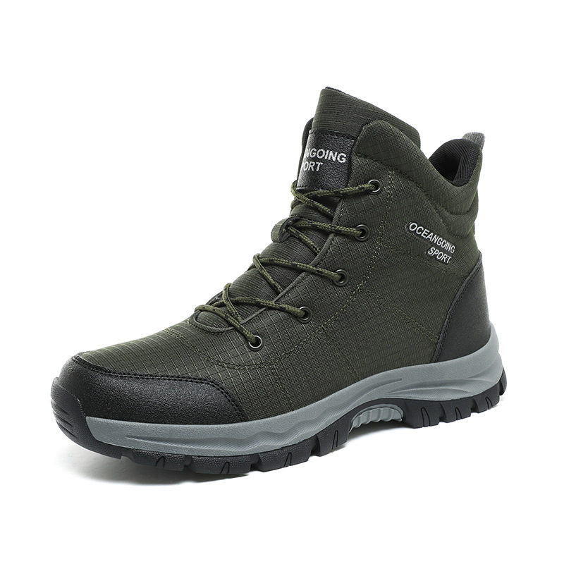Zapatos de montaña para hombres 2024 primavera, otoño, invierno, nuevos zapatos deportivos al aire libre antideslizantes y resistentes al desgaste, zapatos de senderismo para hombres