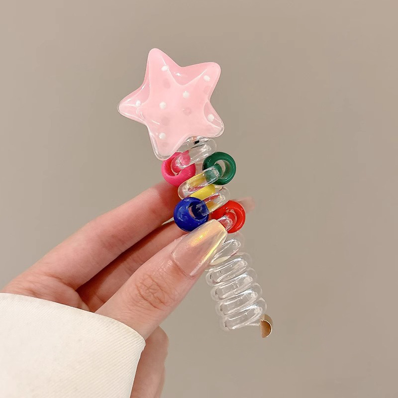 Cabeza de arco espuma trenzada primavera línea telefónica cabello de cabello para niñas de alto nivel sensación de cola de caballo trenzado artefacto para el cabello adornamiento de cabello