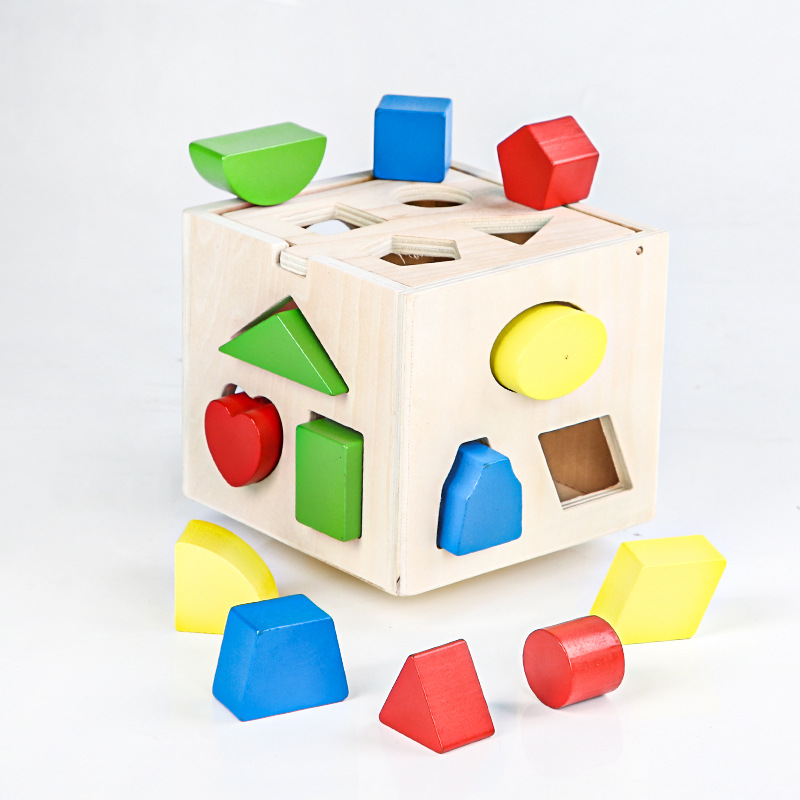 早教玩具13孔智力盒儿童益智玩具亲子互动玩具多孔认知玩具现货|ms