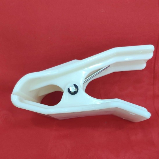 加长款电脑绗缝机夹子绷架绷框尼龙塑料白色夹子加厚耐用