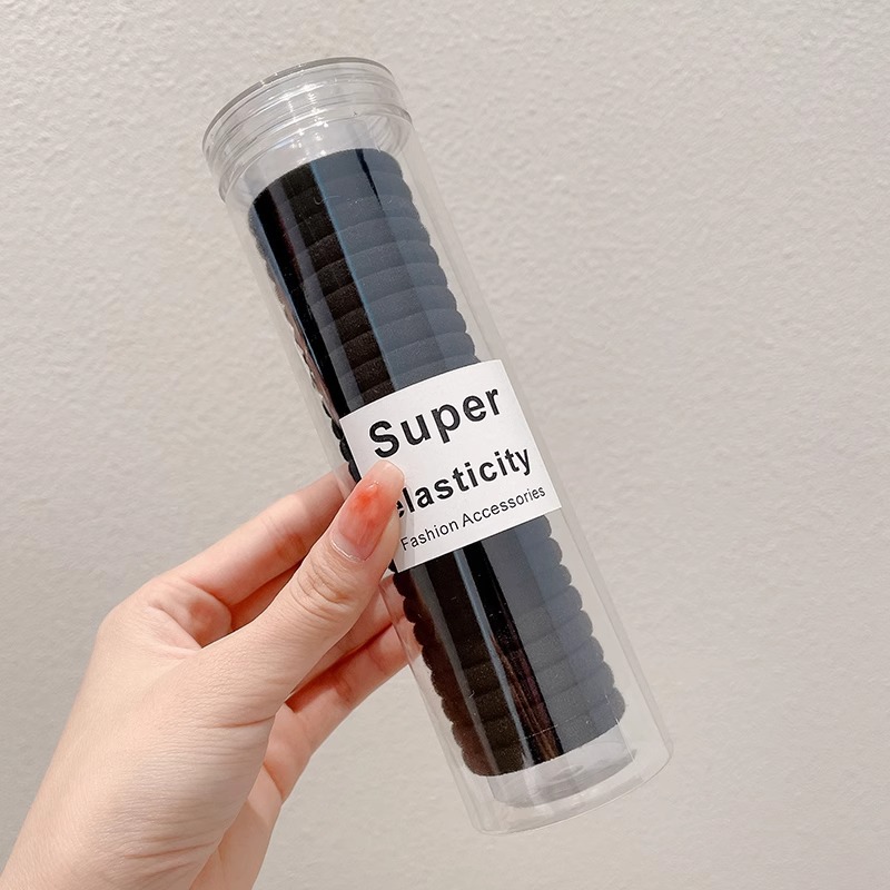 Cuerda para el cabello con cola de caballo alta para mujer 2025 nueva cuerda para el cabello de alta elasticidad y durabilidad para niñas con funda de goma para el cabello